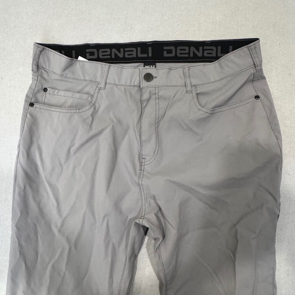 Denali Pants Mens 36x32 Gray Outdoor Performance Five Pocket Straight Leg